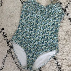 J Crew One Piece Bathing Suit - liberty floral